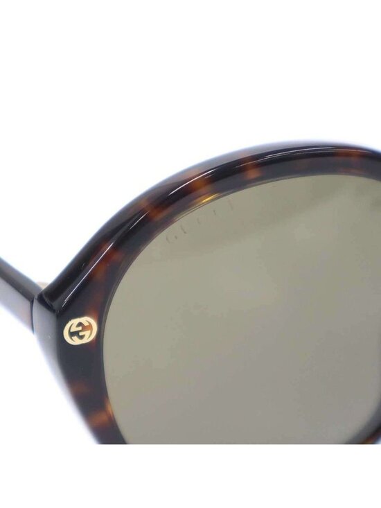 Gucci Round Frame Sunglasses Eyewear Brown main image 5
